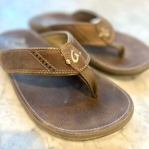 OLUKAI MEN'S NUI FLIP FLOP NWOT